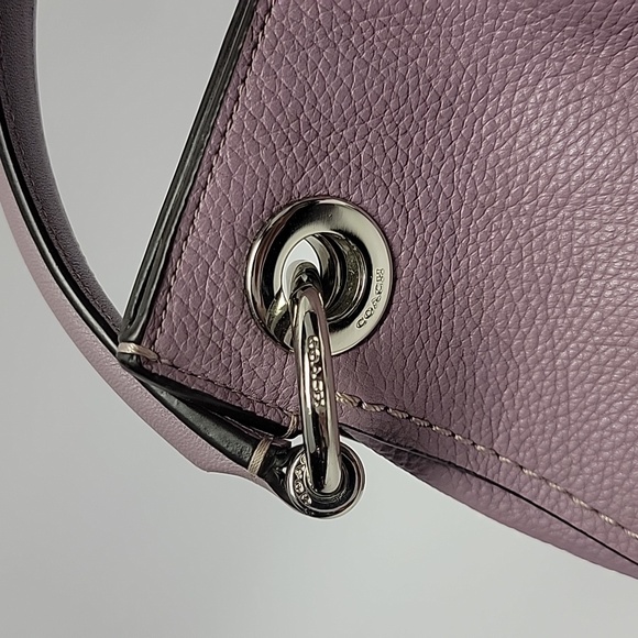 Coach Leather Hallie Shoulder Bag - Picture 5 of 12